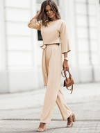 R&B | Stylischer Jumpsuit mit Gürtel