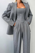 R&B | Dreiteiliger Anzug mit Doppeltem Blazer