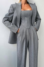 R&B | Dreiteiliger Anzug mit Doppeltem Blazer