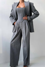 R&B | Dreiteiliger Anzug mit Doppeltem Blazer