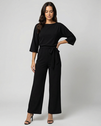 R&B | Stylischer Jumpsuit mit Gürtel