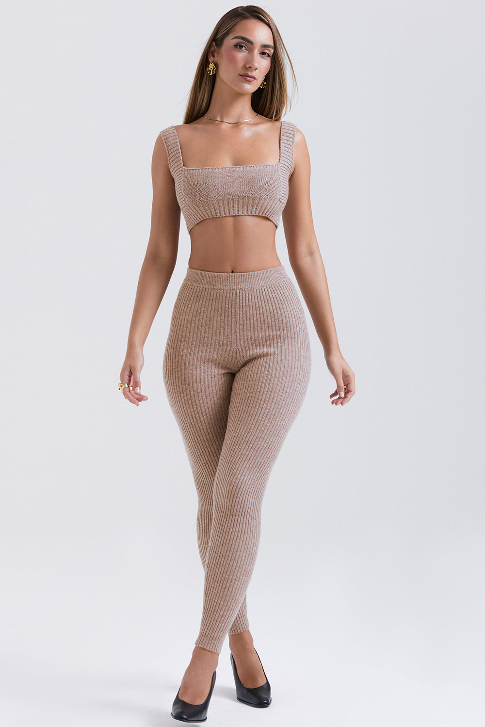 R&B | 3-Teiliges Set Grob Gestricktem