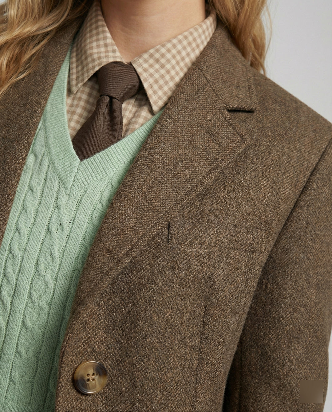 Elegantes Blazer-Set mit plissiertem Minirock tailliertem Sakko und Reverskragen R&B