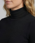 Elegantes Figurbetontes Langarmkleid mit Stehkragen für Herbst Nächte