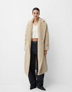 R&B | Eleganter Übergröße Kunstpelzmantel für Damen - Stilvoll und Warm