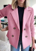 R&B | Schicker Doppelreiher-Mantel für Frauen - Warme Winter-Eleganz