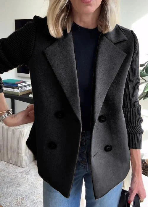 R&B | Schicker Doppelreiher-Mantel für Frauen - Warme Winter-Eleganz