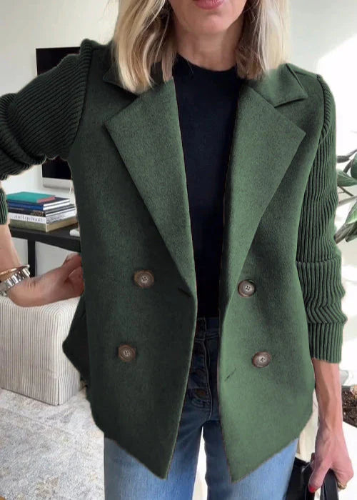 R&B | Schicker Doppelreiher-Mantel für Frauen - Warme Winter-Eleganz