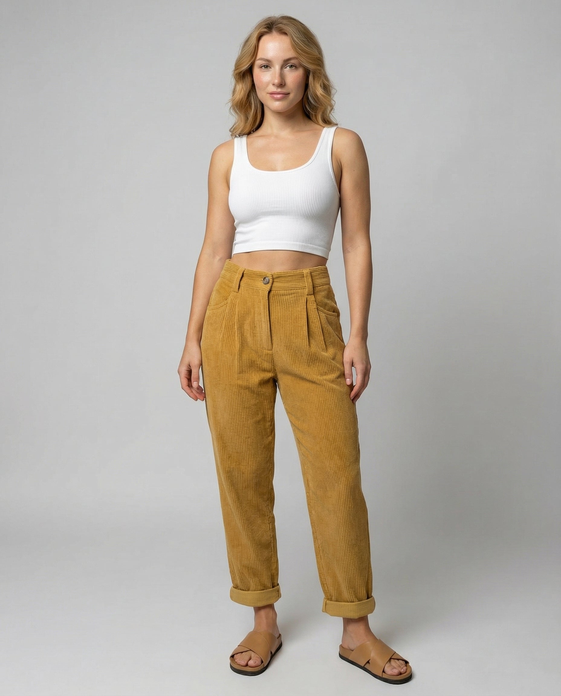 Lässige Komfort Cordhose Damen | R&B