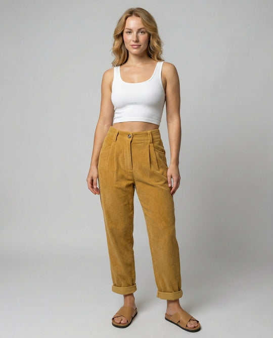 Lässige Komfort Cordhose Damen | R&B
