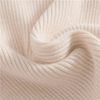 R&B | Rollkragenpullover Langarm Gerippt