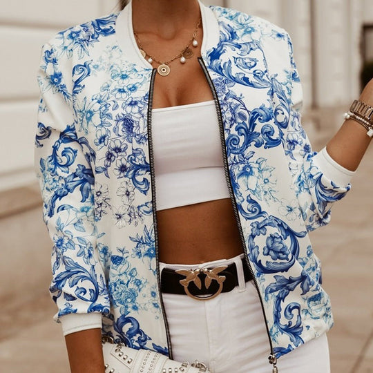 R&B | Florale Leichte Jacke