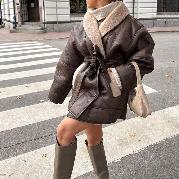 R&B | Winter Lederjacke