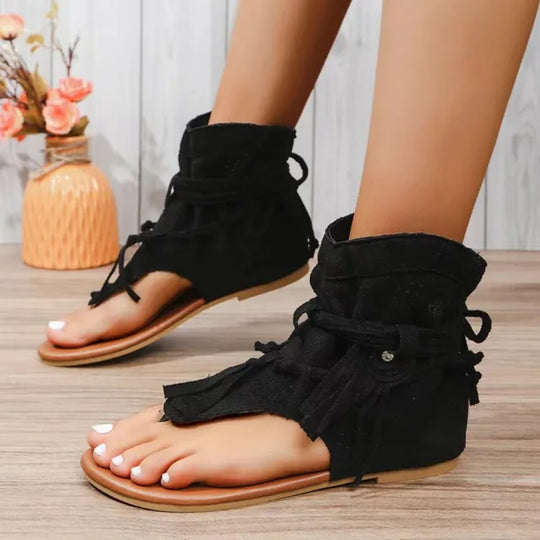 R&B | Retro Vintage Wild Frauen Sandalen