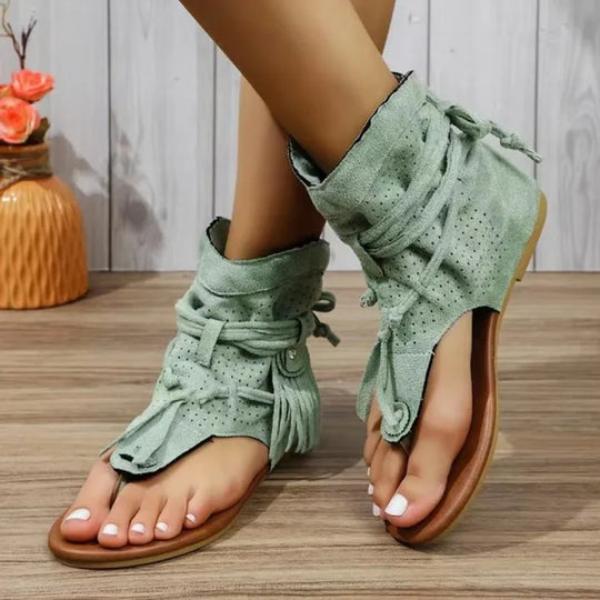 R&B | Retro Vintage Wild Frauen Sandalen
