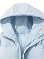 R&B | Stylische Kapuzen-Pufferjacke für Frauen