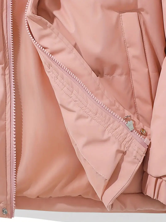 R&B | Kurze gepolsterte Jacke mit Kapuze Stilla