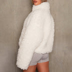 R&B | Gemütliche Fuzzy Zip-Jacke