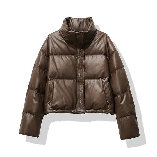 R&B | Stylische Schwarze Daunenjacke für Frauen Gemütliche Winterwärme