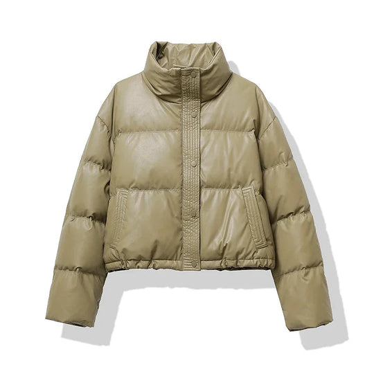 R&B | Stylische Schwarze Daunenjacke für Frauen Gemütliche Winterwärme