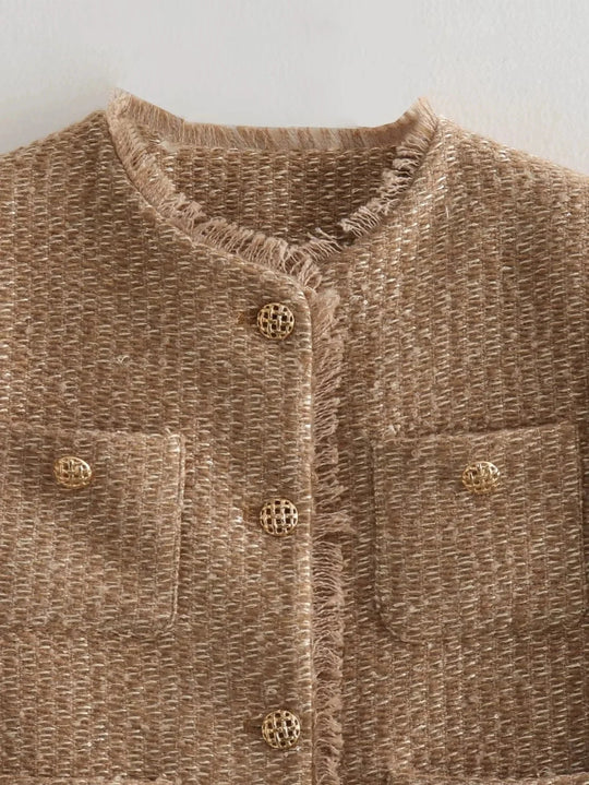 R&B | Trendy gekürzte Damenjacke für Herbst- und Winterkomfort