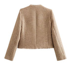 R&B | Trendy gekürzte Damenjacke für Herbst- und Winterkomfort