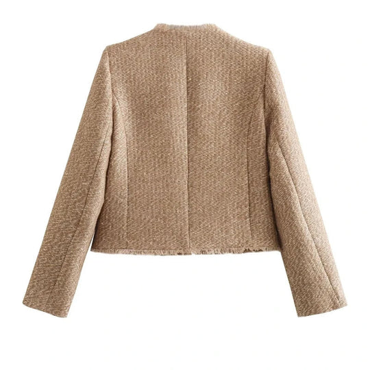 R&B | Trendy gekürzte Damenjacke für Herbst- und Winterkomfort