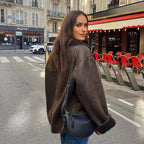 R&B | Premium Damen Lederjacke für eleganten Winterstil