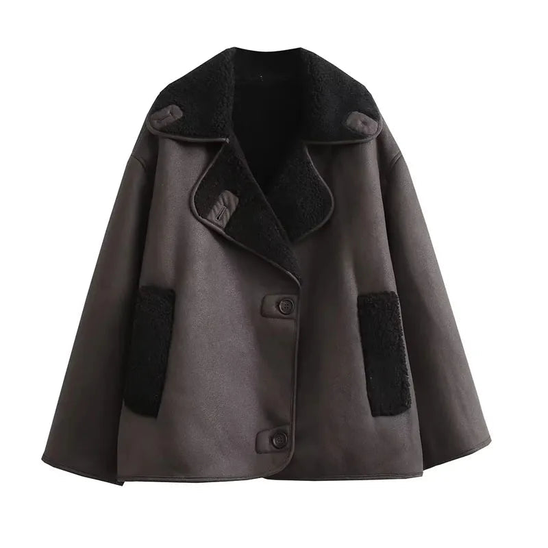 R&B | Premium Damen Lederjacke für eleganten Winterstil