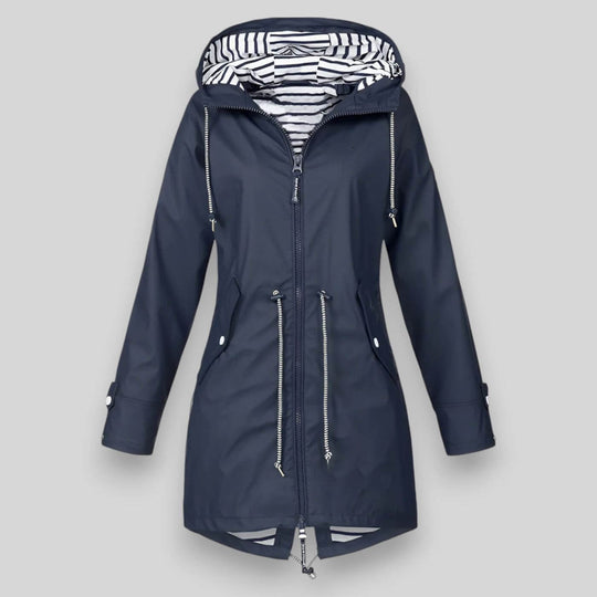 R&B | Damen wasserdichte Jacke - stilvolle & funktionale Regenbekleidung