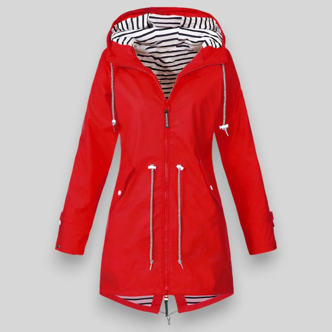 R&B | Damen wasserdichte Jacke - stilvolle & funktionale Regenbekleidung