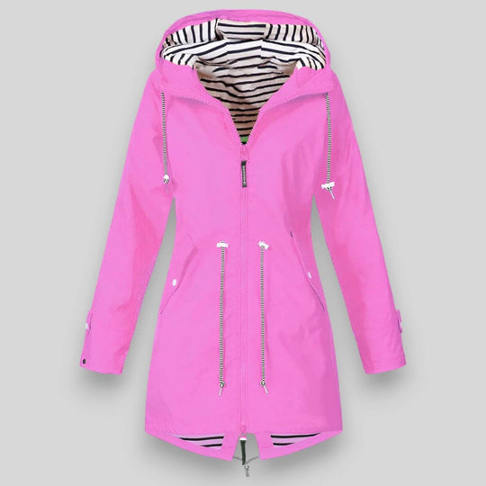R&B | Damen wasserdichte Jacke - stilvolle & funktionale Regenbekleidung