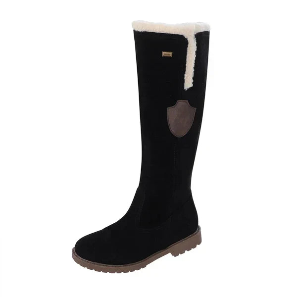 R&B | Damen-Wildlederstiefel Im Vintage-Stil
