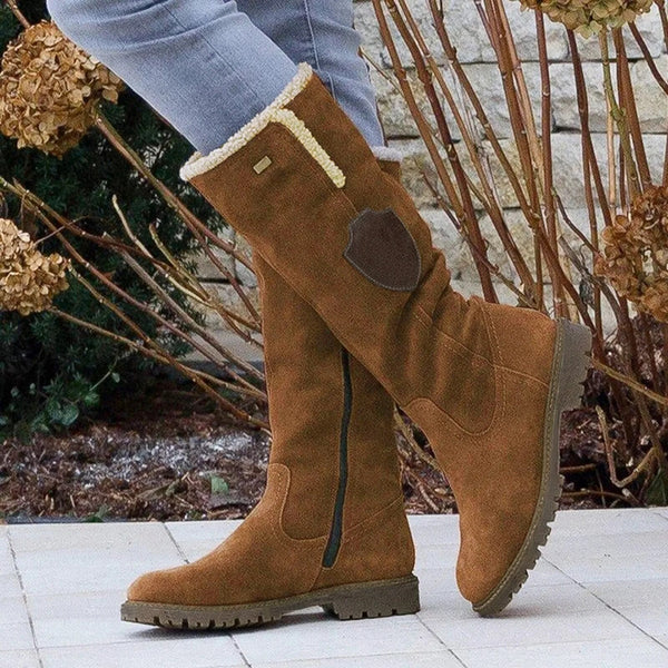 R&B | Damen-Wildlederstiefel Im Vintage-Stil