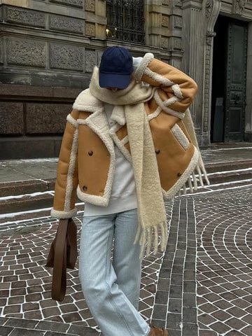 R&B | Damen Übergröße Wintermantel Gemütlich, Stilvoll und Warme Schicht