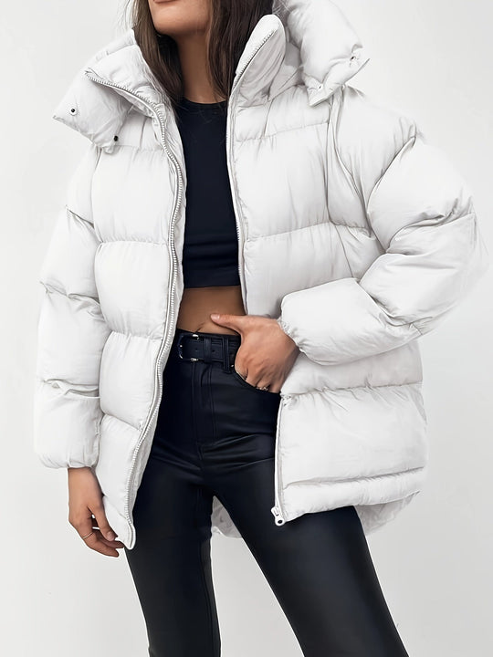 R&B | Gemütliche Stilvolle Kurze Pufferjacke für Damen Warm und Vielseitig