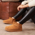 Stiefeletten - Slip-On - Mit Fell gefüttert - Winterstiefel - Damenstiefel R&B