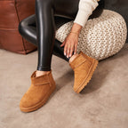 Stiefeletten - Slip-On - Mit Fell gefüttert - Winterstiefel - Damenstiefel R&B
