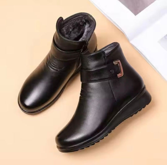 Stiefeletten - Warm - Mit Fell gefüttert - Winterstiefel - Damenstiefel R&B