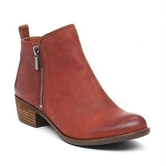 Stiefeletten | Blockabsatz | Flacher Absatz | Lederstiefel | Damenstiefel R&B