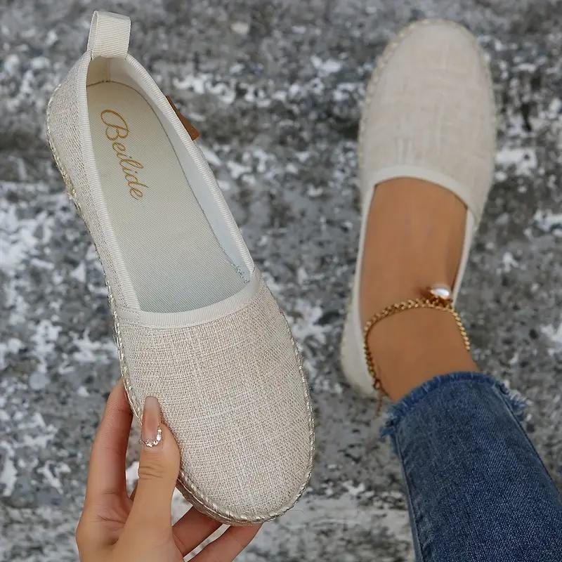 R&B | Espadrilles, Flach, Leicht, Segeltuchschuhe, Schuhe für Den Sommer
