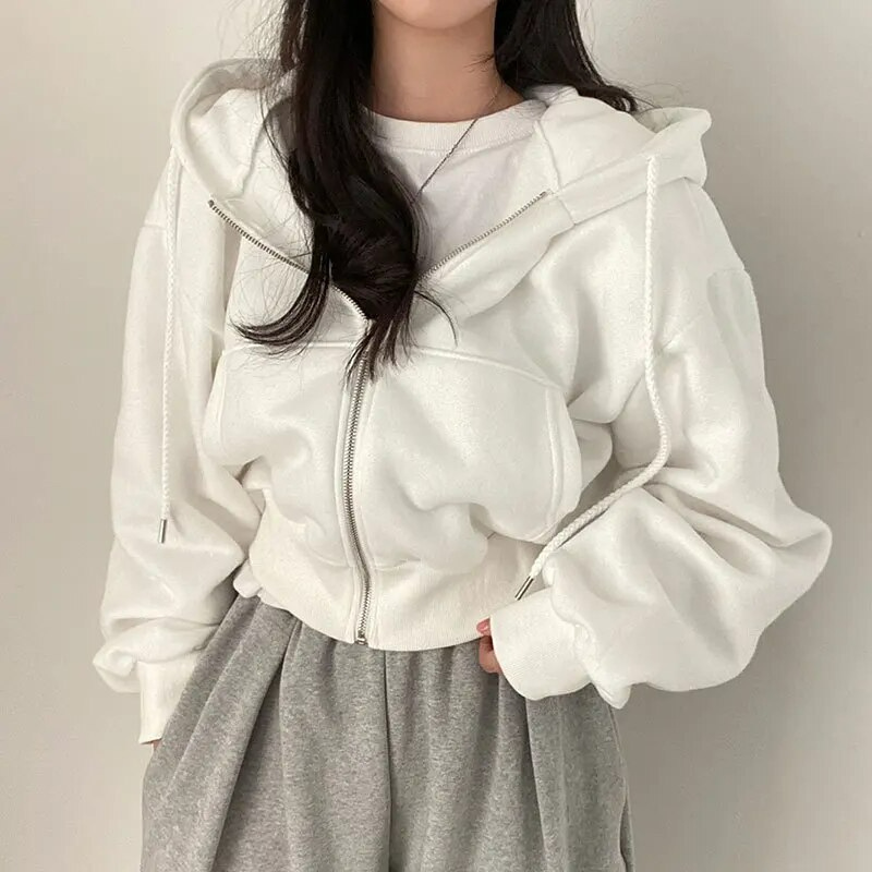 R&B | Übergröße Zipper-Hoodie Für Damen