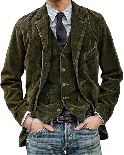 R&B | Klassischer Weicher Cord-Blazer