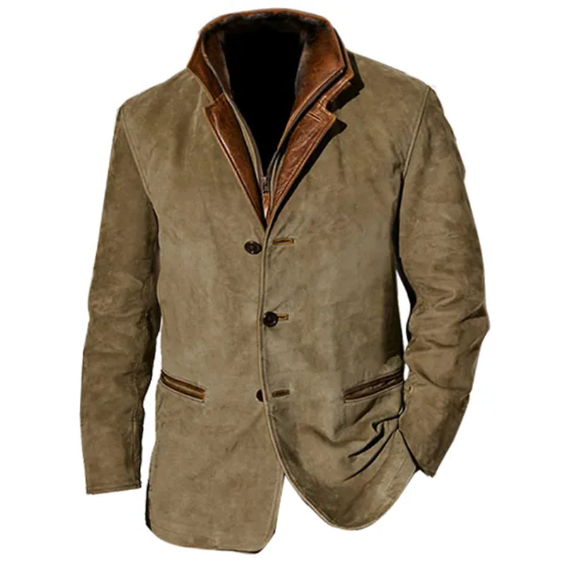 R&B | Klassische Weiche Wildlederjacke