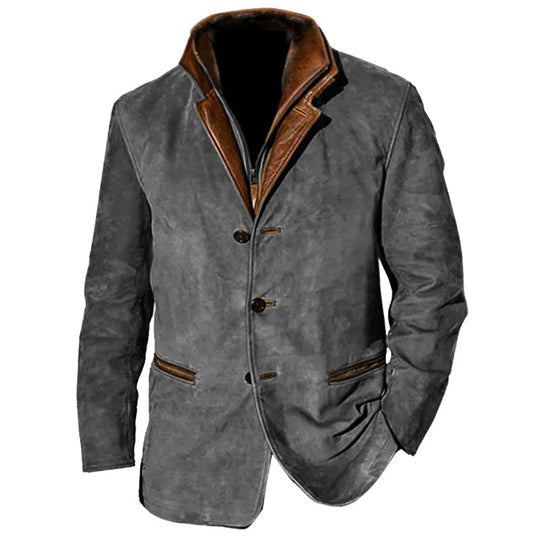 R&B | Klassische Weiche Wildlederjacke