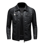 R&B | Klassische Stylische Herren Lederjacke