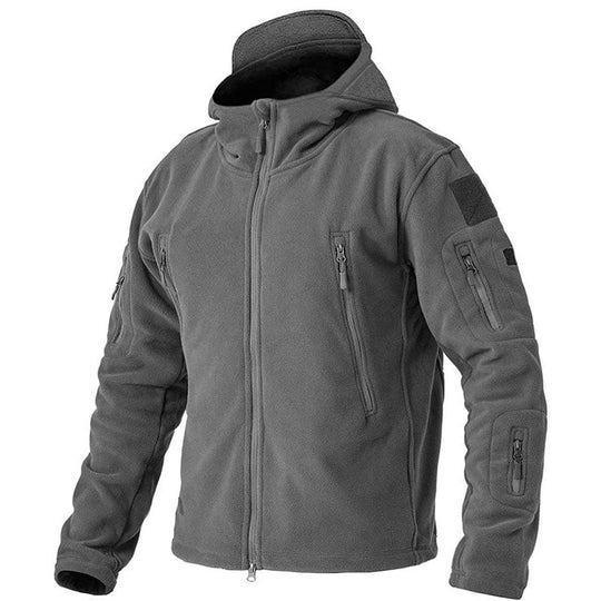 R&B | Bequeme winddichte Fleecejacke für Männer bei kaltem Wetter