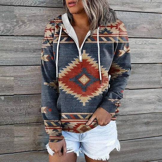 Ethnische Kapuzenpullover