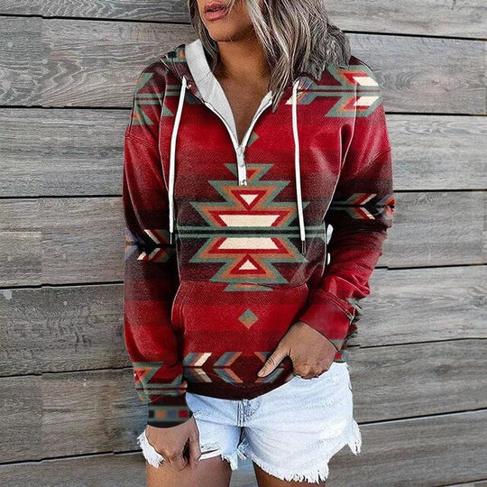 Ethnische Kapuzenpullover
