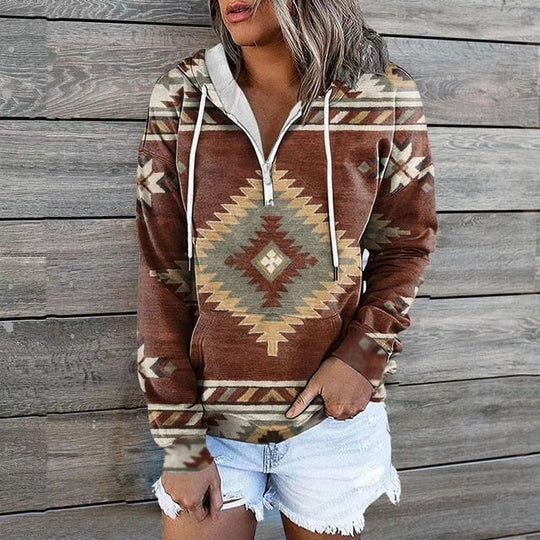 Ethnische Kapuzenpullover